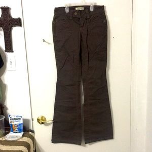 Last Chance!!! BOGO LEI Ashley Trouble Brown Cotton Pants Sz 1R